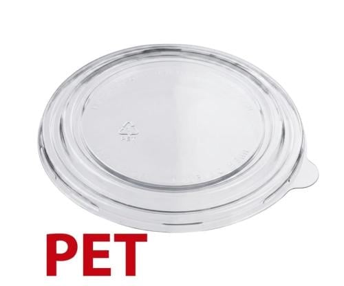 غطاءPET شفاف للعلب الباردة والسلطات 300 حبة