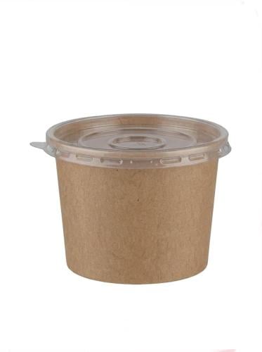 علب شوربة كرافت 8 Oz بغطاء شفاف لون بني 1000حبة