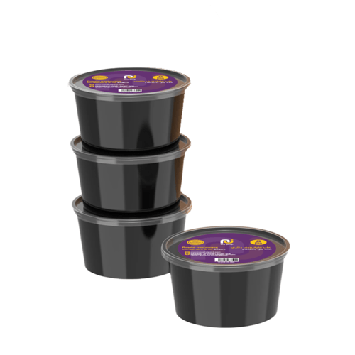 علب مايكرويف دائري 450 مل بالغطاء / كرتون 160 حبة...