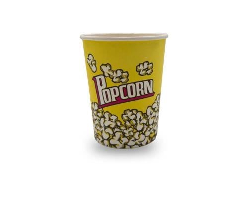 أكواب ورقية 32 Oz للفشار 500 حبة