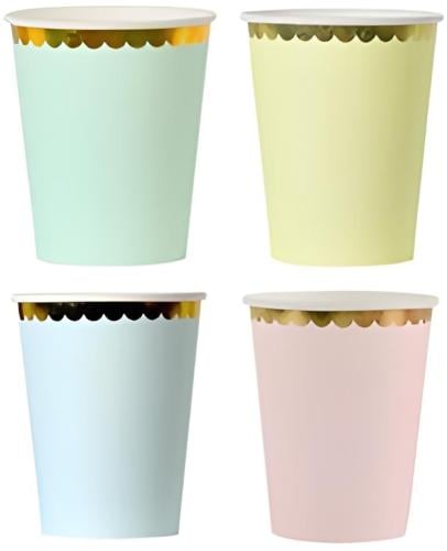 أكواب ورقية ملونة بزخارف للمناسبات 250 مل 10 حبة /...