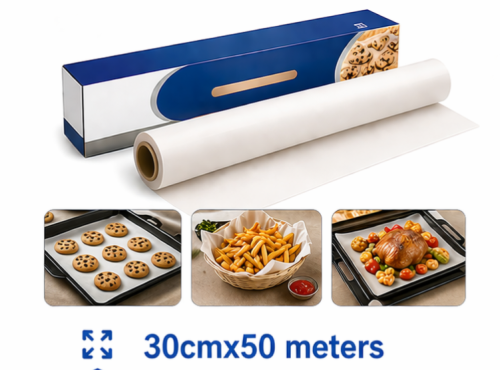 ورق للطهي والخبز غير لاصق 30 سم – 50 متر 6 علب / ك...