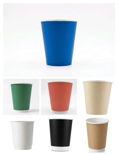أكواب ورقية 8 Oz دبل بدون غطاء 500 حبة