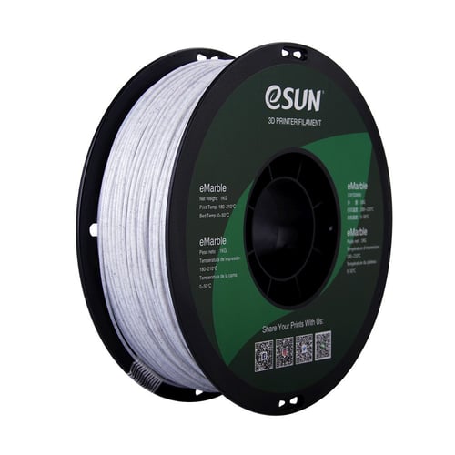 eSUN eMarble 3D Filament 1.75Ø, 1kg, Natural