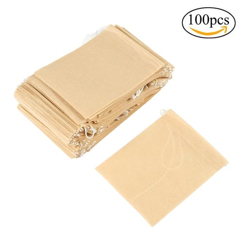 أكياس ورقية فارغة بيج للشاي والأعشاب