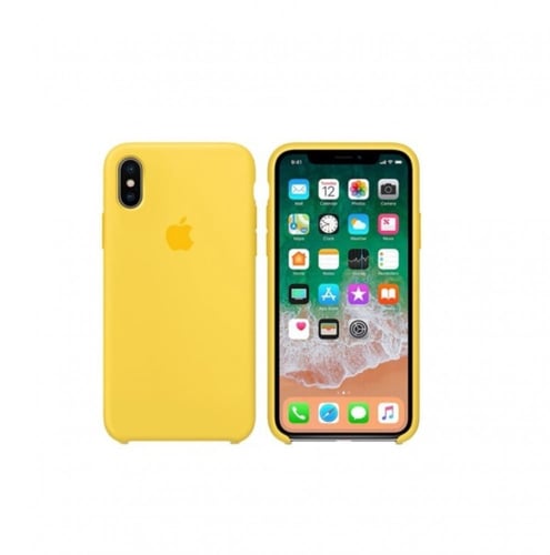 كفر ايفون 11 برو أصفر سيليكون Yellow silicone case...