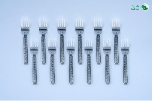 شوكة حلى خفيفة فرساشي استانلس ستيل مصري 12 حبة