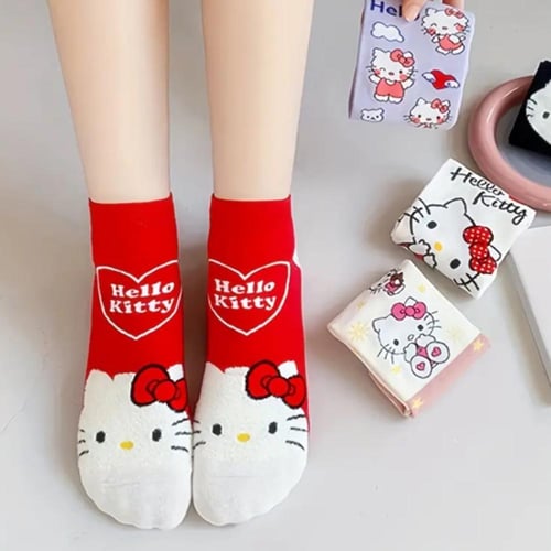 جوارب هيلو كيتي فري سايز 5 ازواج