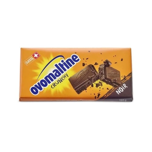 لوح شكولاتة اوفالتين كرانشي حصري من سويسرا 100جم