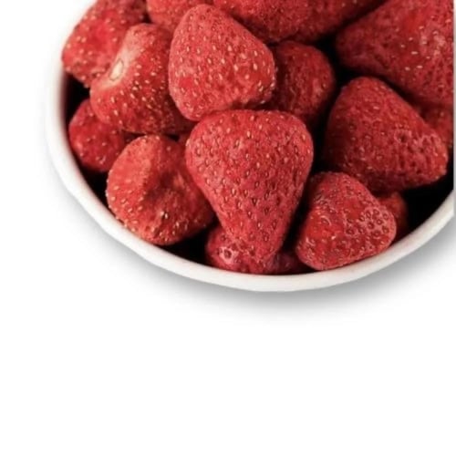 فراولة مجففة بالتبريد بالوزن 20 جم