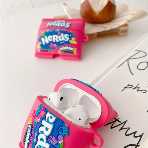 كفر سماعة ايفون شكل حلاوة ونكا نيردز رينبو