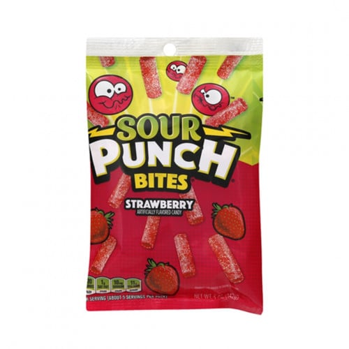 حلاوة ساور بانش الحامضة بنكهة الفرولة منتج امريكي...