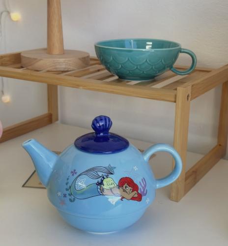 طقم براد وكوب اريل ديزني لون ازرق