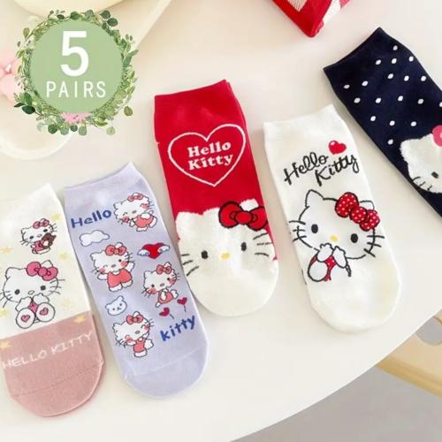 جوارب هيلو كيتي فري سايز 5 ازواج
