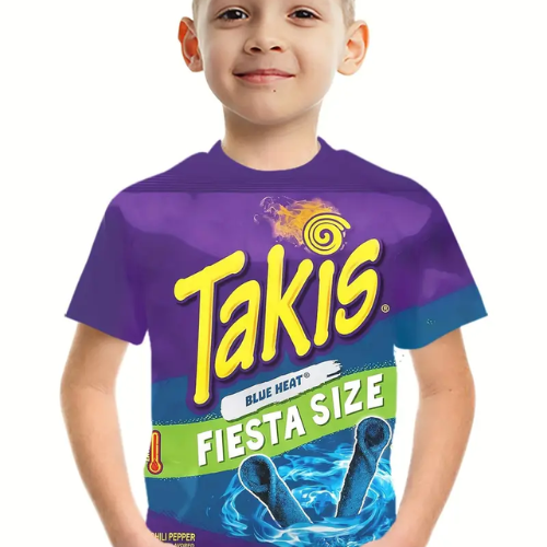 تي شيرت من تاكيس بلوو ازرق حصري