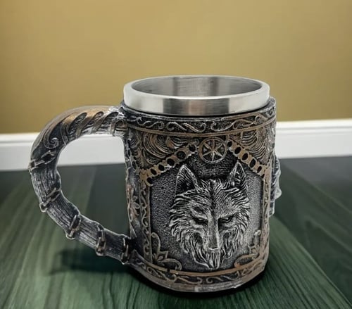 كوب راس الذئب حصري 450 مل