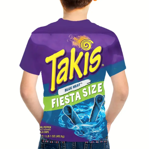 تي شيرت من تاكيس بلوو ازرق حصري