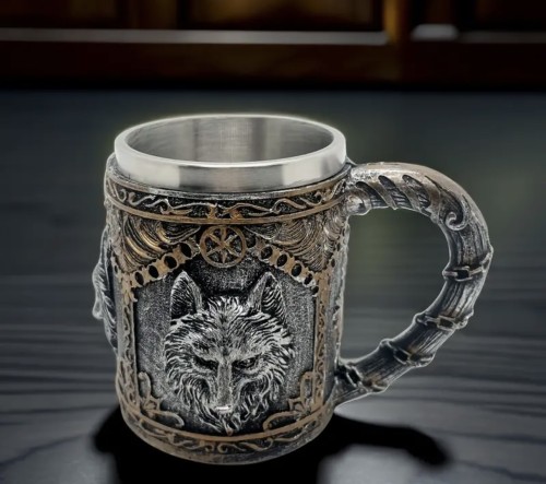 كوب راس الذئب حصري 450 مل