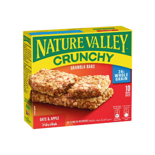 علبة حبوب الفطار شوفان و تفاح كرنشي من ناتشور فالي...