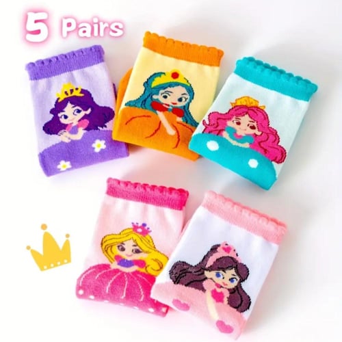 جوارب الاميرات فري سايز 5 ازواج