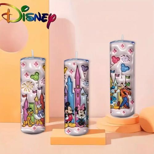 كوب بمصاص ثلاثي الابعاد من ديزني 590 مل