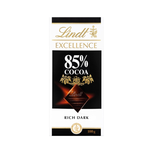 لوح شكولاتة ليندت اكسيلنس شوكولاتة داكنة 85٪ كاكاو...