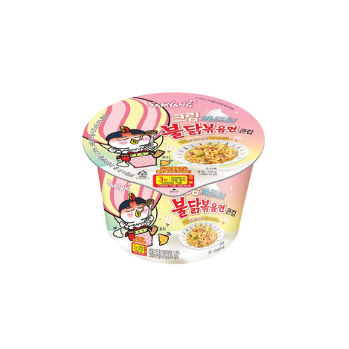 زبدية مكرونة رامن ساميونج كاربونارا بالجبنة والكري...