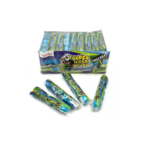 لبان سوبر هايبر حامض بنكهة بلوبيري 21 جم - 1 حبة