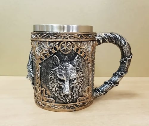 كوب راس الذئب حصري 450 مل