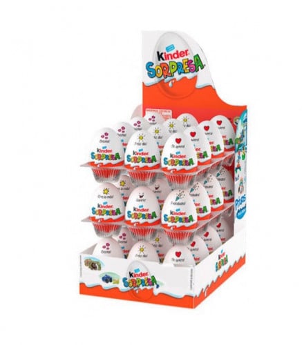 كرتون بيض كندر سبرايز القديم الاصلي *36 حبة مستورد