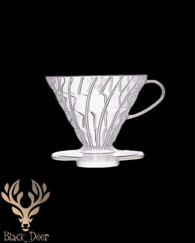 قمع تقطير V60 بلاستيك - مقاس 02 | Coffee Dripper