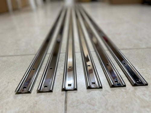 طقم سلايت خشب الصندوق ستانلس ستيل لماع للونيت جمس...