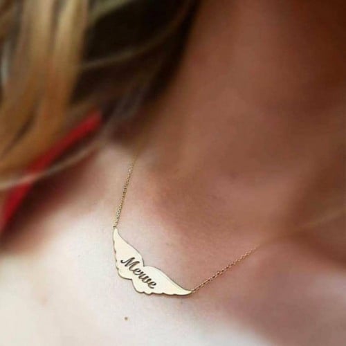 سلسال جناحين باسم مخصص – نسائي