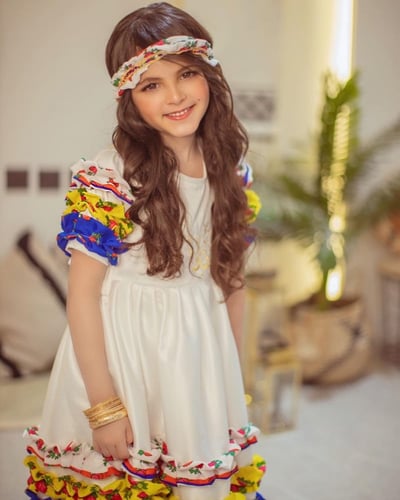 فستان بطبقات الشالكي