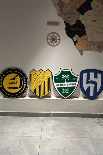 مجسم الانديه السعوديه