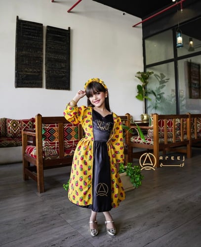 فستان رمضاني بناتي بالاسم