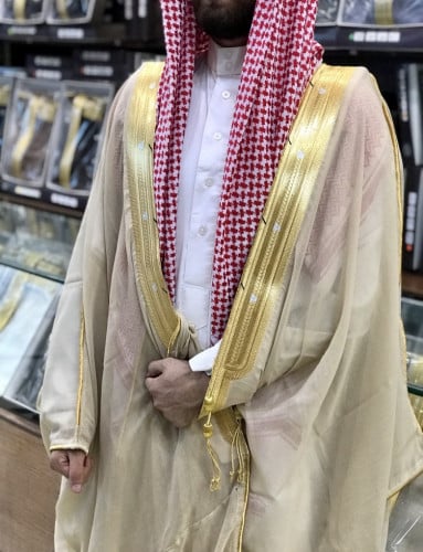 بشت رجالي رسمي لون بيج قصب كمبيوتر صناعه وطنيه