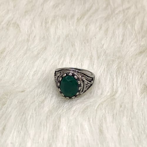 خاتم اطفال ملكي لون اخضر