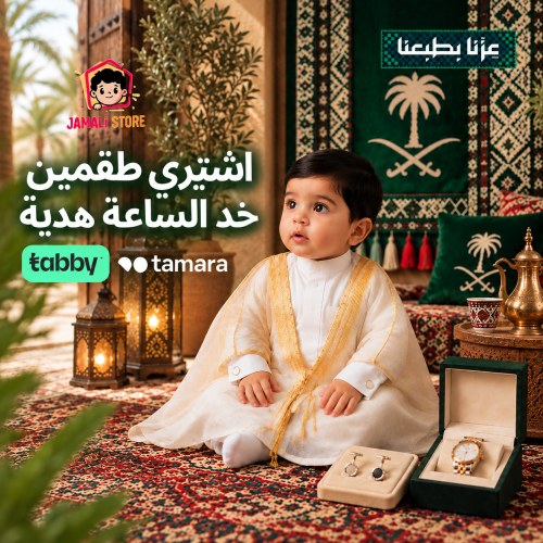 طقمين مع الكبك + ساعة رولكس د هدية