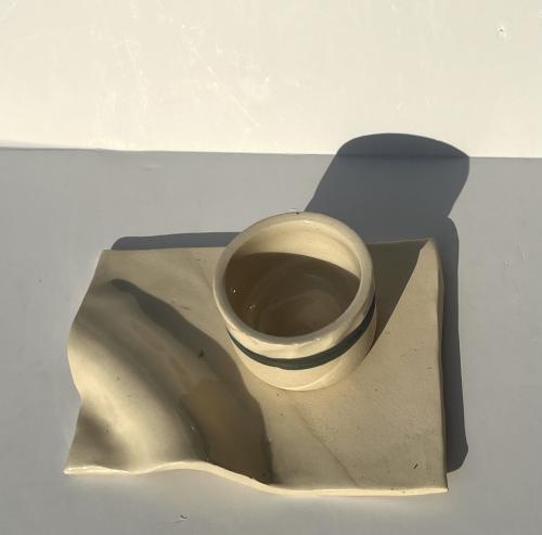 Espresso cup, plate