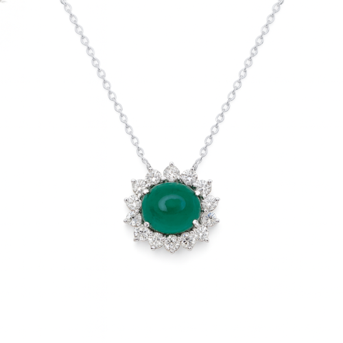 قلادة الماس ذهب عيار 18