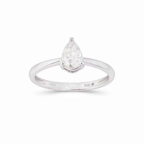 خاتم الماس سولتير ذهب عيار 18