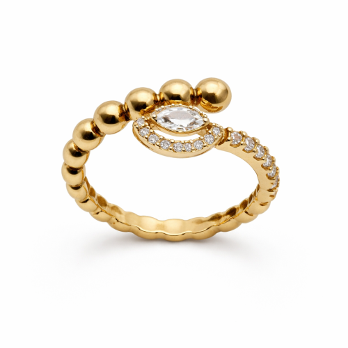 خاتم ذهب عيار 18