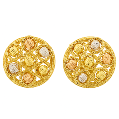 حلق ذهب عيار 18