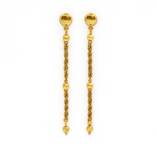 حلق ذهب عيار 18