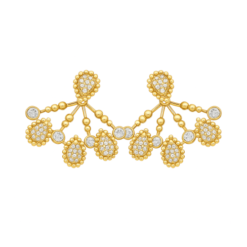 حلق ذهب عيار 18