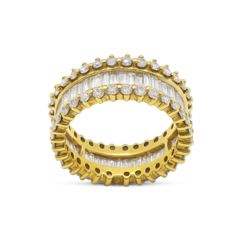 خاتم الماس ذهب عيار 18