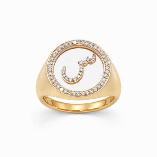 خاتم الماس ذهب عيار 18