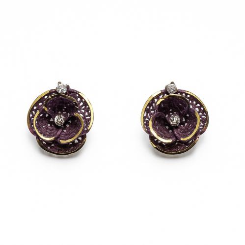 حلق ذهب عيار 18