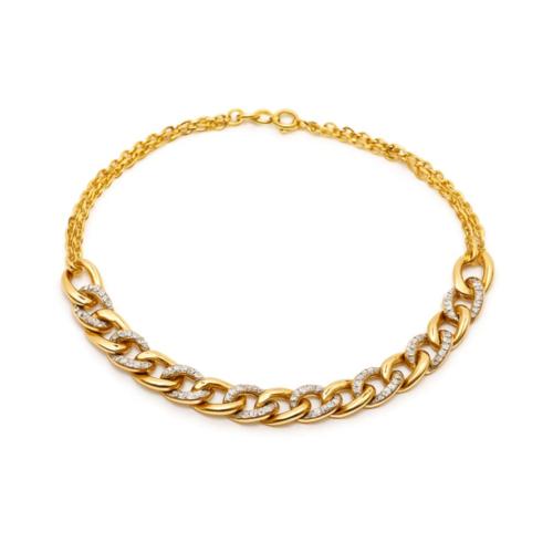 اسوارة الماس ذهب عيار 18